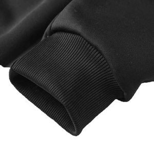 Jersey de lana de algodón 100% para hombre con cuello de doble capa, sudaderas con capucha de algodón térmico sostenible de secado rápido - Product Image 6