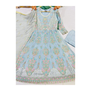 Señoras Shalwar Kameez _ Ropa informal pakistaní Shalwar Kameez con color personalizado para mujeres a la venta - Product Image 3