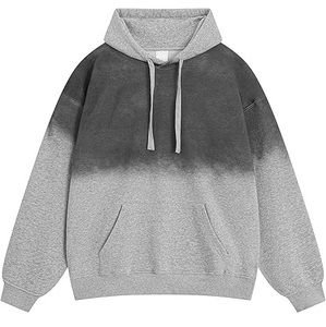 Sudaderas con capucha de lavado ácido transpirables de secado rápido Logotipo de impresión personalizado sudaderas con capucha de lavado ácido de alta calidad para hombres capucha con cremallera - Product Image 5
