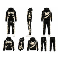 Survêtements Streetwear Couleur Unie avec Impression en Relief – Qualité Supérieure du Fabricant