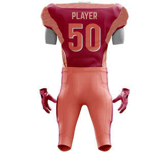 Maillot de football américain avec logo d'équipe personnalisé Uniformes de football américain imprimés par sublimation de haute qualité et haute performance de style OEM - Product Image 6