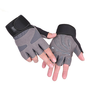 Guantes de entrenamiento para levantamiento de pesas con soporte para muñeca Guantes de gimnasio para hombres y mujeres - Product Image 6