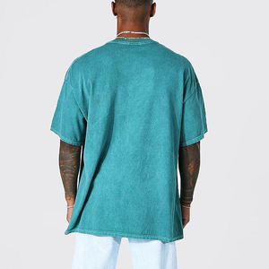 Heavyweight 100% Cotton Custom Printed Men's Oversized Plus Size <b>T</b>-<b>Shirts</b> with O-Neck Short Sleeves Quick Dry & Anti-Pilling - Product Image 2