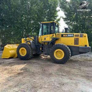 Used Komatsu380 Wheel <b>Loader</b> 17ton 3.3m³Bucket Original Japan 95%new Construction <b>Low</b> Hours CE Certified Second-hand FrontLoader - Product Image 3
