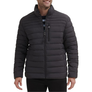Veste bouffante de créateur lourde personnalisée pour hommes 2025 Manteau rembourré surdimensionné à capuche avec bulle bouffante brillante téléchargé par Dress Sports - Product Image 1