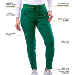 ชุดยูนิฟอร์มพยาบาลคลินิกสปาทางการแพทย์ของผู้ชายชุดยูนิฟอร์มสครับโรงพยาบาล2ชิ้นพร้อมโลโก้ออกแบบได้ตามต้องการ - Product Image 3