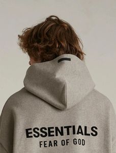 Unisex Essential Pullover <b>Hoodie</b> Custom 100% Cotton French Terry High Quality Winter Fleece with Front Logo Loose Fit for <b>Men</b> - Product Image 3