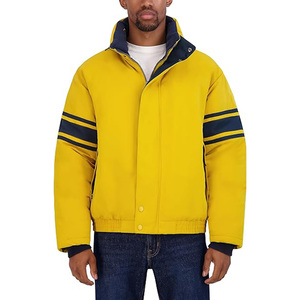 Chaqueta de bombardero de moda para hombre, chaqueta de satén de invierno de calidad superior y al mejor precio de color sólido - Product Image 5