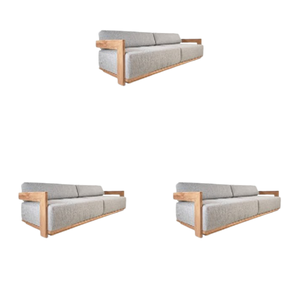 Big Sale Modern Premium Teak Wood <b>Furniture</b> Outdoor Garden Sofas With Soft <b>Padding</b> - Product Image 6