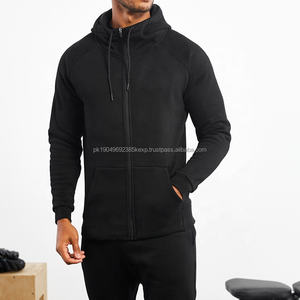 Ensemble de survêtement en molleton pour homme, design tendance, ultra doux, couleur unie, jogging et sweat à capuche - Product Image 5