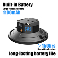 Ventosa Eléctrica Portátil con Pantalla LCD, Resistente al Agua, de 6 Pulgadas, con Capacidad de Carga de 70-90 kg, para Montaje de Cámara en Ventana de Coche