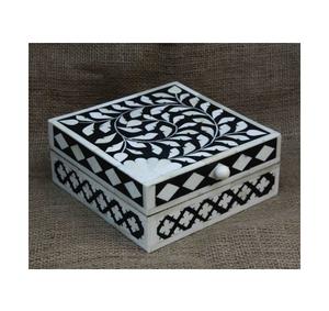Custom Logo Mother-of-Pearl <b>Wood</b> <b>Jewellery</b> Boxes for Stylish Storage Wholesale Price Made In India - Product Image 5