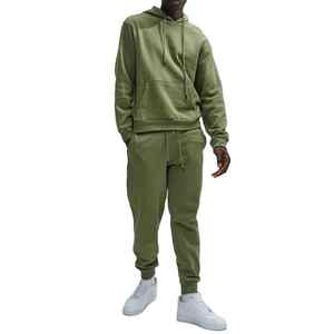 Ropa deportiva de gimnasio ecológica para hombre a la moda al por mayor, chándal polar cálido de invierno, buena venta, trotar de talla grande - Product Image 1