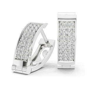Pendientes de Aro con Diamantes Creados en Laboratorio de 0.54 CT, Claridad VVS-VS, Color EF, Oro de 18KT, 14KT, 10KT y Plata 925, Oro Rosa, Amarillo, Blanco - Product Image 5