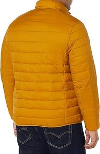 Veste matelassée en toile enduite unie, imperméable et respirante, pour homme, style streetwear, avec fermeture éclair, prix de gros, faible MOQ - Product Image 2