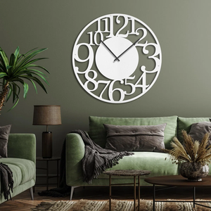 Horloge murale moderne en métal, vente directe en gros, pour chambre à coucher, salon, bureau, maison, art mural en métal de haute qualité - Product Image 5