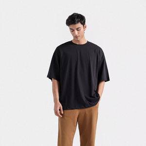 Bas quantité minimale de commande 100% coton doux t-shirts pour hommes haute qualité mode t-shirts décontractés avec sérigraphie en gros t-shirt pour hommes - Product Image 1