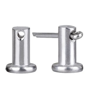 Suministro de fábrica OEM ODM Pasador de chaveta de hombro de cabeza redonda de acero inoxidable 416 M8 con orificio para bola, acabado brillante - Product Image 1