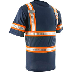 Vente chaude T-shirt de sécurité nouveau design haute exigence de qualité supérieure personnalisé votre logo de marque facile à porter T-shirt de sécurité lavable - Product Image 3