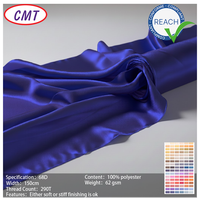 Tissu de vêtement, textile, tissu en taffetas 100% polyester, 290T, tissu de doublure léger pour vêtements