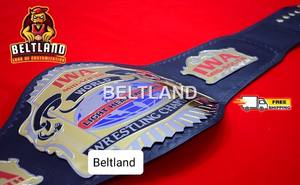 เข็มขัดแชมป์ IWA รุ่น Mid-South Light Heavyweight สำหรับผู้ใหญ่ ทำจากสังกะสี หนา 2 มม. 4 มม. - Product Image 3