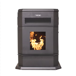 Estufa de calefacción de pellets al mejor precio, estufa de pellets de madera con Control remoto de biomasa independiente WiFi para calefacción del hogar, venta en stock - Product Image 1