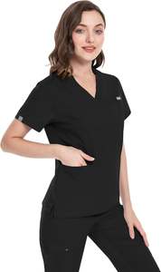 Haute qualité Denim médical gommages confortables respirant infirmière uniformes pour hommes femmes hôpital gommage costumes pour médecins infirmières - Product Image 6