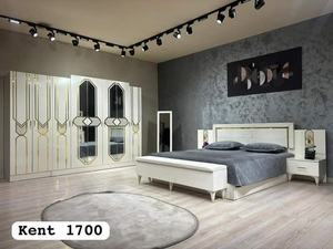 Ensemble de chambre à coucher King Size de luxe, moderne et élégant Beau mobilier en bois MDF pour bureau à domicile et ferme Ajout élégant à n'importe quel espace - Product Image 4