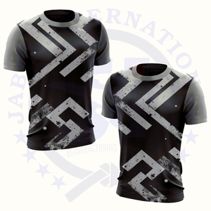 Camisetas de cuello redondo de gran tamaño con estampado en relieve de algodón 100% de alta calidad para hombre, patrón de estilo informal de verano, gran oferta, opciones de bricolaje - Product Image 6