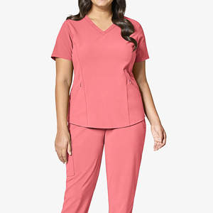 Vente chaude, tenues et ensembles de blouses d'hôpital de nouvelle conception, grande taille, 100% coton, antibactérien, service OEM, faible MOQ, uniformes - Product Image 1
