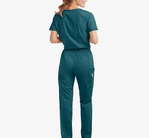 ชุดสครับทางการแพทย์คุณภาพสูงสำหรับทุกเพศ แขนสั้น ระบายอากาศได้ดี ผ้าเนื้อนุ่ม ยืดหยุ่น น้ำหนักเบา ปรับได้ เหมาะสำหรับโรงพยาบาล - Product Image 3