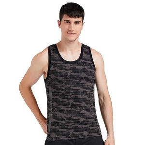 Vente en gros de vêtements de sport pour hommes sans manches Fitness débardeur de rue en coton avec logo personnalisé débardeurs pour hommes avec service OEM - Product Image 1