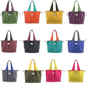 ถุงผ้าโพลีเอสเตอร์พับได้ถุงช้อปปิ้งใช้ซ้ำได้ถุงผ้าใส่ของสำหรับร้านขายของชำพับได้โลโก้กันน้ำใช้ซ้ำได้ - Product Image 1