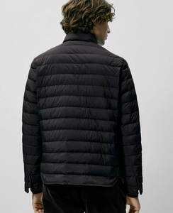 Veste d'hiver matelassée imperméable pour homme 2026, veste matelassée à bulles, veste en duvet verte en polyester, veste matelassée personnalisée pour homme - Product Image 3