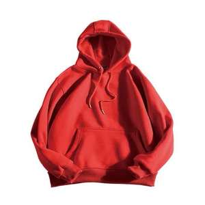 Pull-over de luxe personnalisé 100% coton poids lourd qualité sweat à capuche unisexe surdimensionné épaule tombante-sweats-shirts en polaire vierge pour hommes - Product Image 2