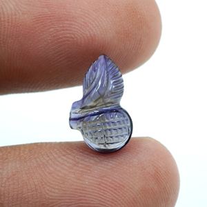 อัญมณีแกะสลัก iolite ธรรมชาติ - Product Image 1
