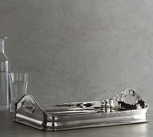 Plateau de service en métal revêtu de laiton de style temple traditionnel pour cérémonies religieuses pooja thali et décor culturel - Product Image 3