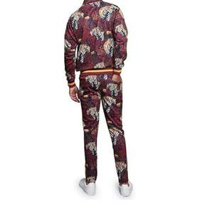 Chándal Deportivo Transpirable de Invierno para Hombre, Sublimado, Informal, 100% Algodón, Felpa, Cintura Elástica - Product Image 3