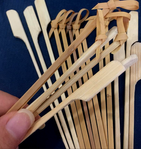 Brochetas de bambú pulidas de alta calidad a PRECIO CALIENTE para barbacoa Kebab y cocina al aire libre - Product Image 3