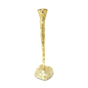 Bougeoir en métal de style Boho avec cadre de forme libre et design éclectique parfait pour le style d'étagère en couches et les accents de chambre à coucher - Product Image 3