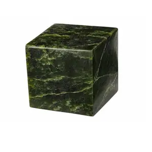cube green jade nephrite Gemstone Cube Sacred Geometry Crystal Stone Grid Healing Metaphysical Geometric Properties Wholesaler