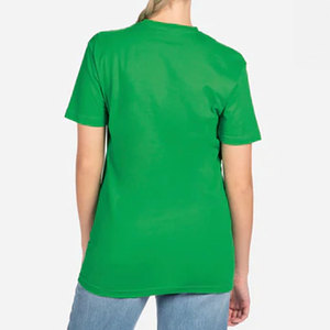 เสื้อยืด Bella Canvas Tri-blend สีเขียว พิมพ์โลโก้ได้ตามต้องการ เสื้อยืด Bell Canvas แบบกำหนดเอง เสื้อยืดธุรกิจที่ปรับแต่งได้ - Product Image 4
