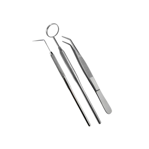 Kit de examen dental Kit completo de higiene dental Perfecto para examen y limpieza Instrumentos dentales Instrumentos quirúrgicos - Product Image 1