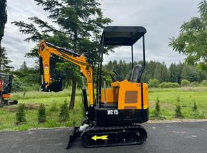 Vicsec เครื่องขุดไฮดรอลิกมินิ VC15 15HP 39 "ใบมีดย้อนกลับ16" ถังเติมหลังคาเต็มถังไฮดรอลิก CE - Product Image 5