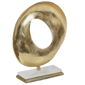 Articles de table décoratifs de style européen Sculpture d'art minimaliste Décoration abstraite créative d'hôtel de luxe Ornements en métal - Product Image 1