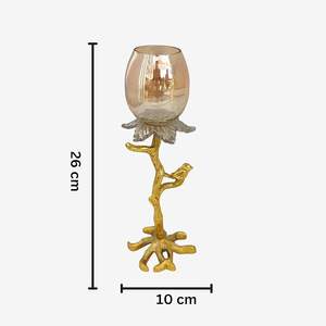 Candelabro de aluminio de marca privada para decoración de mesa que crea un atractivo impresionante en los interiores del hogar - Product Image 4
