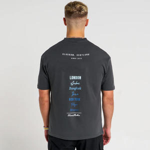 Calidad Superior 200 GSM algodón camiseta Unisex Deluxe OEM personalizable a granel al por mayor mangas cortas y cuello redondo patrón sólido - Product Image 2