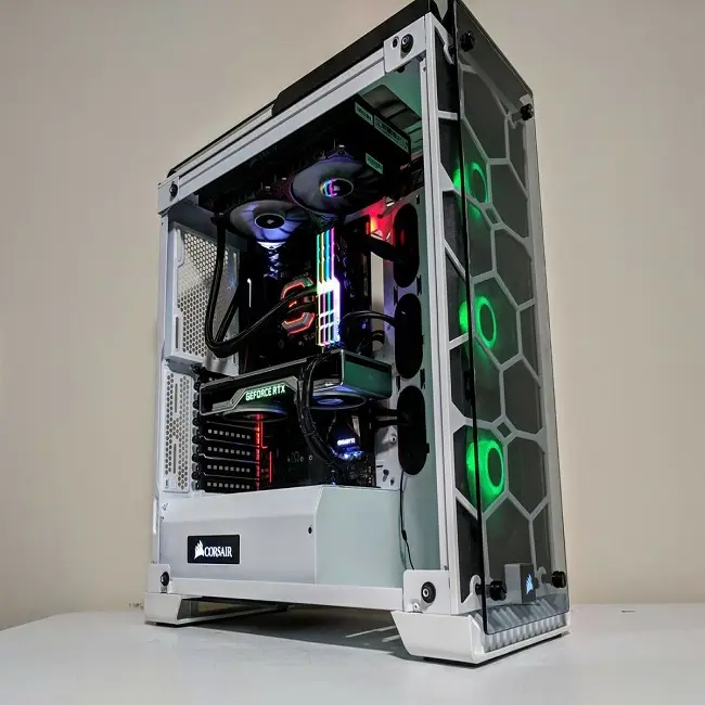 Baru/untouch baru Ultimate Gaming komputer PC - i9 9900k 4.70GHZ - RTX 2080 Ti - 1TB SSD-hitam