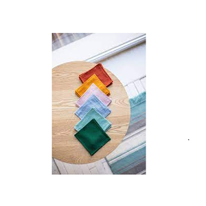 Dessous de verre en pierre de lin à la main et serviettes en lin français design Dessous de verre de fête et utilisation à la main au meilleur prix - Product Image 2