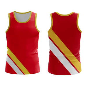 เสื้อกล้ามออกกำลังกายสีพื้นสำหรับผู้ชายแห้งเร็วระบายอากาศได้ดี - Product Image 2